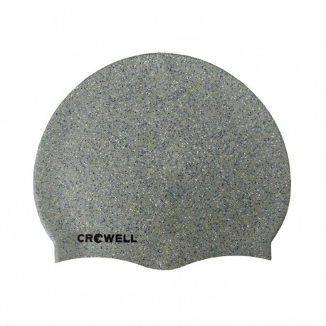 Crowell Recycling Pearl Silicone Swim Cap Silver Color 2