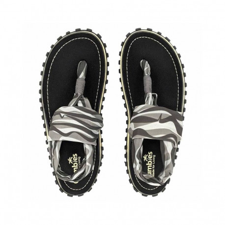 Gumbies Slingback Flip-Flops W G-SB-WN-BL (36)