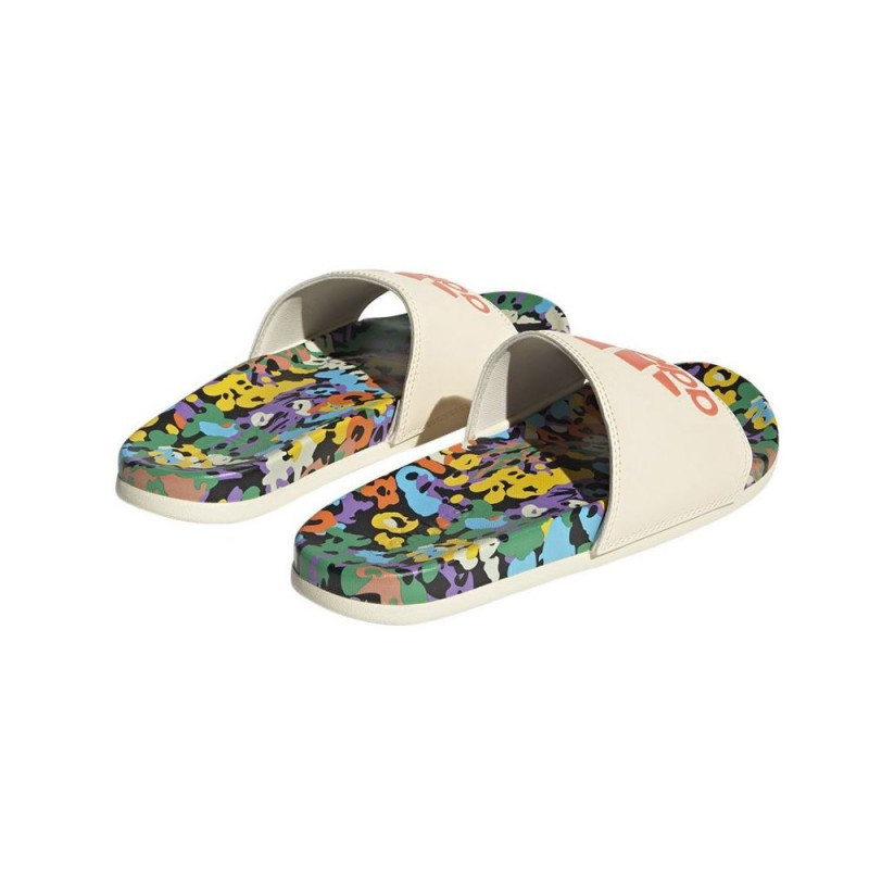 adidas multicolor slippers