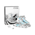 Inline skates Spokey Prime Pro WH/TQ 40 926968 (40)