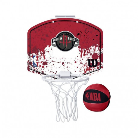 Wilson NBA Team Houston Rockets Mini Hoop Basketball Backboard WTBA1302HOU (One size)