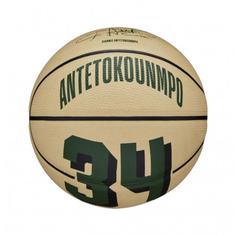 Wilson NBA Player Icon Giannis Antetokounmpo Mini Ball WZ4007501XB Basketball (3)