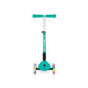 3-wheel scooter Globber Foldable Lights Emerald Green Jr 437-107