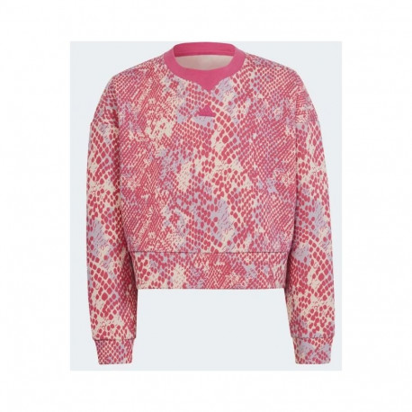 Adidas FI Allover Print SWT Jr HR5828 sweatshirt (140 cm)