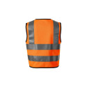 HV Bright Rimec Jr reflective vest MLI-9V498 fluorescent orange (116 - 140 cm/6 - 8 lat)