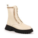 Leather ankle boots with a chain insulated Artiker W HBH40 (37)
