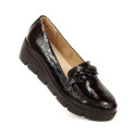 Filippo W PAW364 patent leather shoes, black (37)