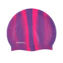 Crowell Multi-Flame-05 silicone swimming cap