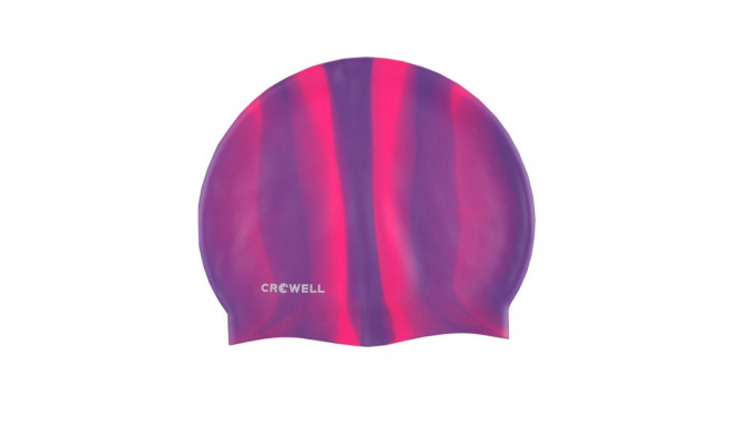 Crowell Multi-Flame-05 Silicone Swimming Cap