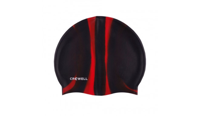 Crowell Multi-Flame-01 silicone swimming cap