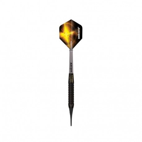 Unicorn Black Brass soft tip darts - Gary Anderson 16g:23661|18g:23662 (16 g)