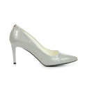 Pumps on a stiletto heel lacquered Juma W CIT2565J gray (38)