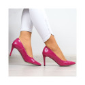 Pumps on a stiletto heel lacquered Juma W CIT2565I fuchsia (36)