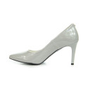 Pumps on a stiletto heel lacquered Juma W CIT2565J gray (37)