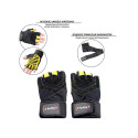 Black / Yellow HMS RST01 rS gym gloves