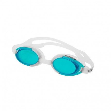 Aqua-Speed Malibu Swimming Goggles White and Green