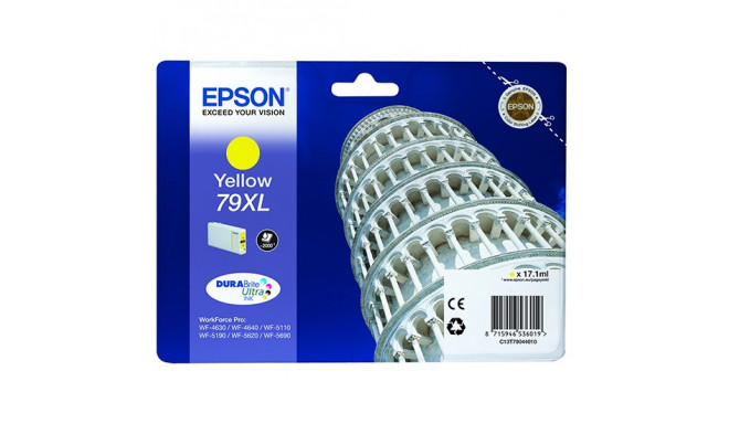 Epson tint WorkForce Pro WF-4630/WF-4640/WF-5110/WF-5190/WF-5620/WF-5690 17ml, kollane