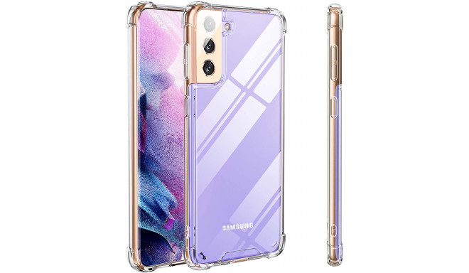 Fusion anti shock 1.5 mm silicone case for Samsung S928B Galaxy S24 Ultra transparent