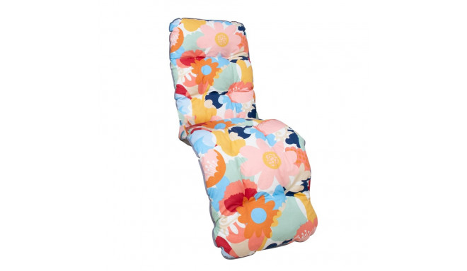 High back chair cushion BADEN-BADEN 48x165cm, floral