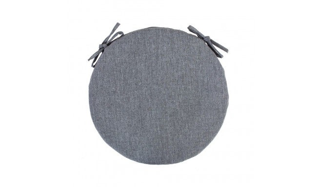 Krēsla pārsegs SIMPLE GREY D38x2,5cm, pelēks, 100%poliesters, audums 757