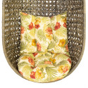 Cushion for hanging chair CORA yellow