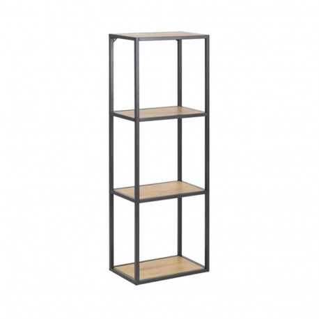 Wall shelf SEAFORD 24x37xH108cm, oak