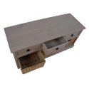 Esikupink KENT 107x39xH50cm, mererohust punutud korvidega