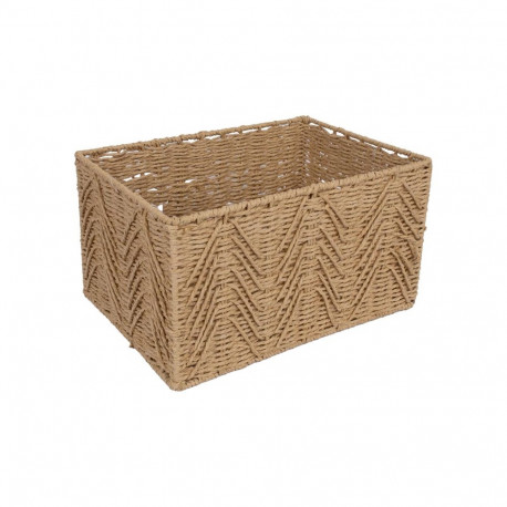 Korv MAX SARA 36x26xH20cm, helepruun punutis