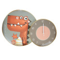 Wall clock FUN DRACO with a picture 40x60cm