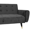 Diivanvoodi FALUN 214x83xH82cm, hall samet