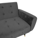 Diivanvoodi FALUN 214x83xH82cm, hall samet