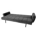Diivanvoodi FALUN 214x83xH82cm, hall samet