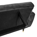 Diivanvoodi FALUN 214x83xH82cm, hall samet