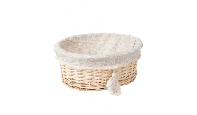 Basket WILLI TASSEL 36x29xH15cm