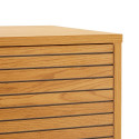 Cabinet LINE 80x40xH130cm, melamine with oak bark