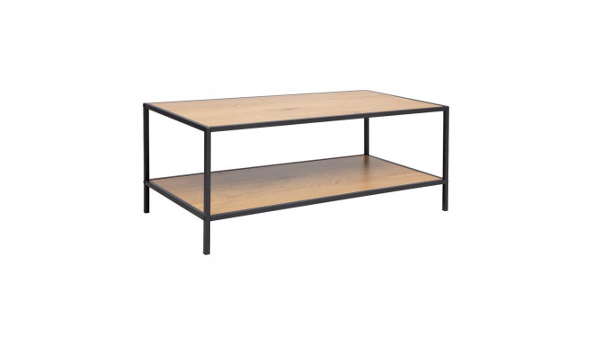 Coffee table HEDVIG 100x50xH40cm, ash/black