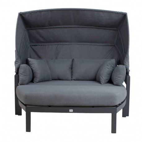 Sofa TOMSON with canopy, dark grey