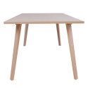 Dining table ADORA 150x90xH73cm, beech