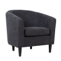 Armchair WESTER dark grey