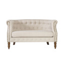 Sofa HOLMES 2-seater, beige fabric