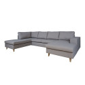 Corner sofa HARALD LC grey