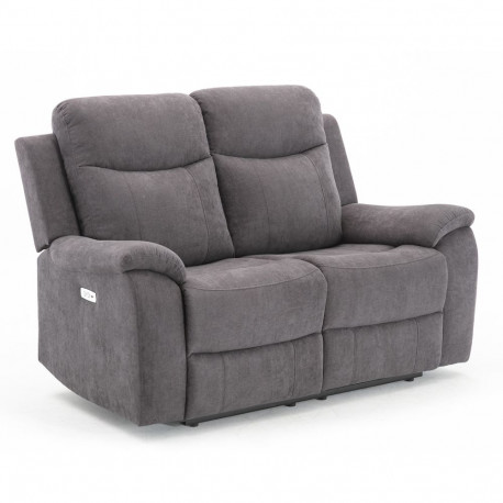 Diivan MILO 2-kohaline elektriline recliner 155x96xH103cm, hall