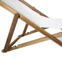 Deck chair FINLAY white