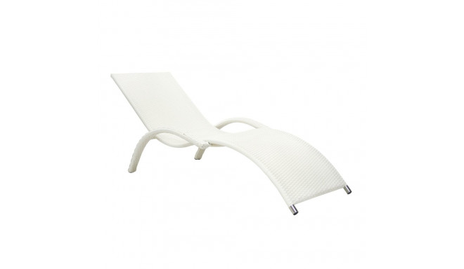 Deck chair MERIDIAN white