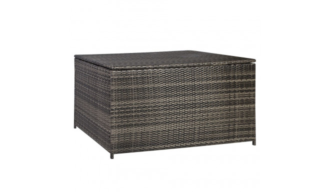 Cushion box WICKER 140x80x65cm, dark brown