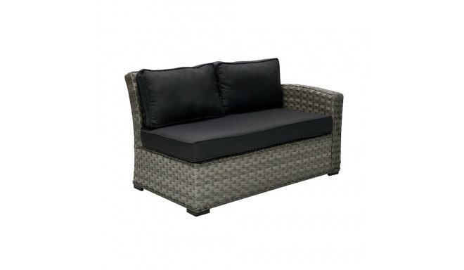 Modular sofa GENEVA 2-seater, right arm, grey