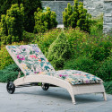 Lamamistool WICKER 73x196xH99cm, beež