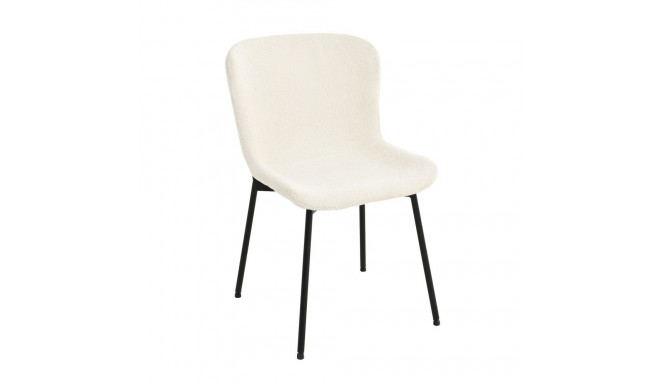Chair MANOLO white boucle