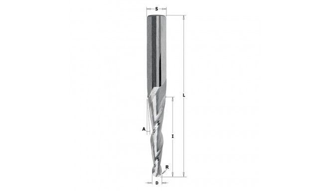 CONICAL SPIRAL BIT HWM S=8 D=3.2x50x90 RH