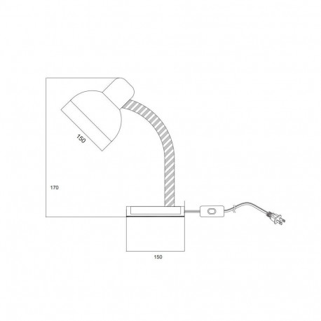 laualamp JURAXYT314GY 40W E27 hall